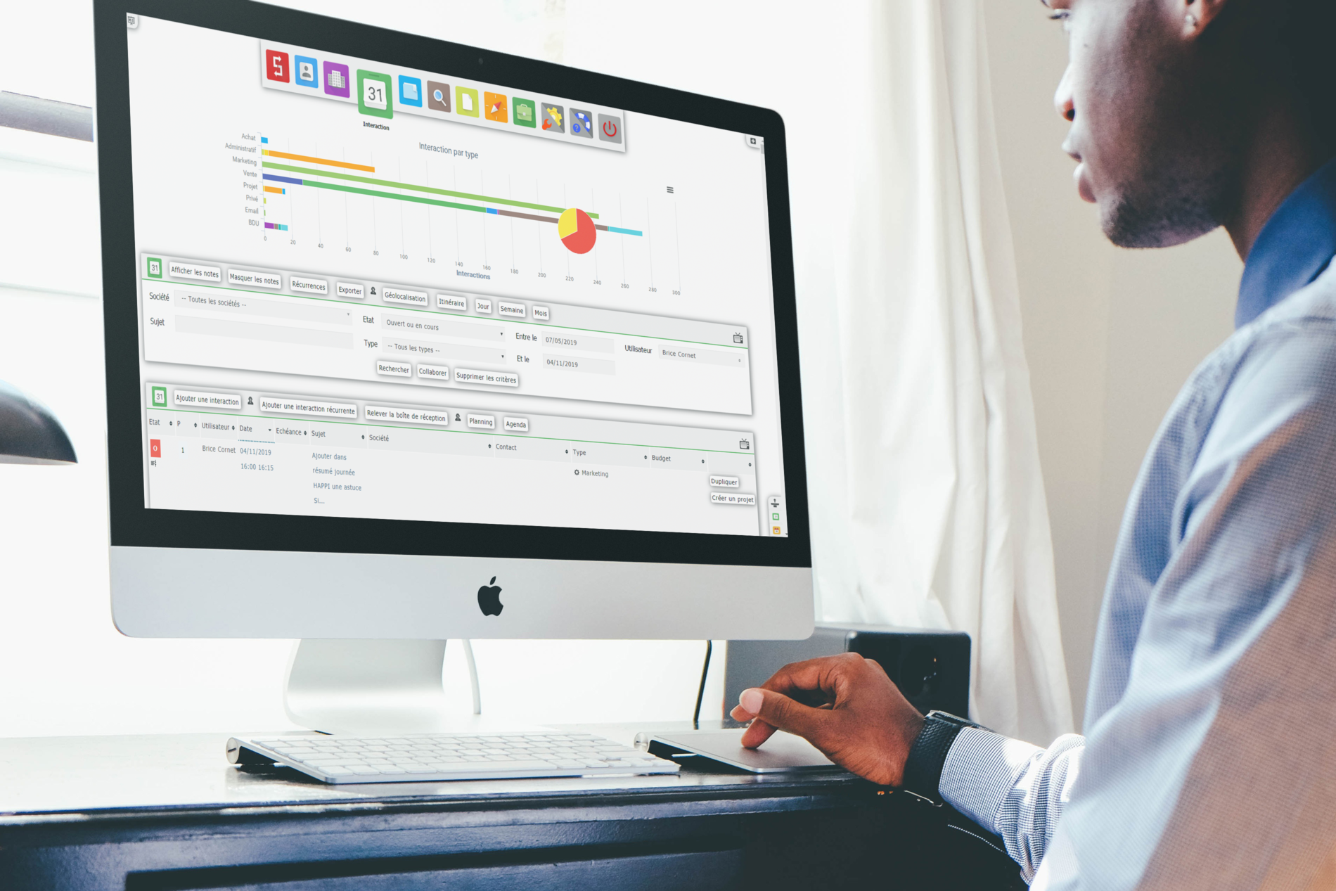 logiciel de gestion de la relation client